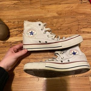 White high top converse